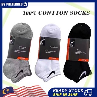 100% cotton tất ngắn logo màu nguyên chất retro nam chạy bộ thể thao chống rơi ống ngắn thể thao tất cotton thể thao