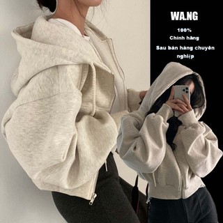 Thương hiệu địa phương cùng một chiếc áo hoodie, dây kéo y2k, áo khoác rộng thùng thình