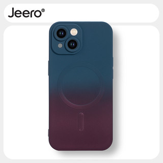 Ốp lưng JEERO Mềm sạc không dây dễ thương đẹp đơn giản màu nam chống bẩn Cho iPhone 15 14 13 12 11 Pro Max kute