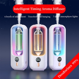 Máy xông tinh dầu tự động 6 chế độ máy xịt thơm phòng tự động tinh dầu khuếch tán thơm phòng tinh dầu tự nhiên ngủ ngon Hương thơm nhẹ dịu khử mùi ẩm mốc phòng