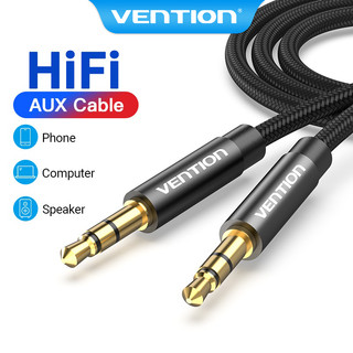 Dây cáp âm thanh AUX Vention jack 3.5mm Cáp Audio Bện Sợi Nylon Cao Cấp