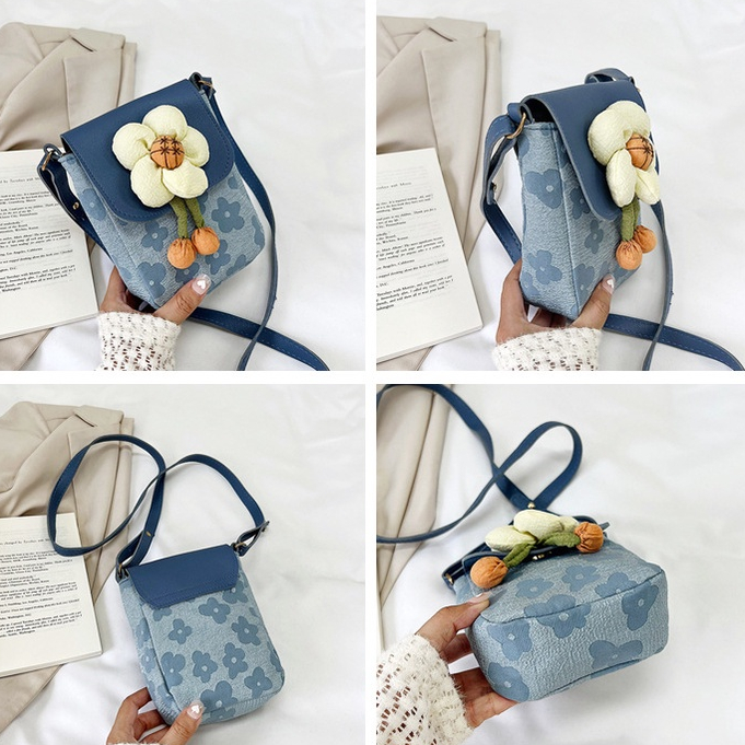 Túi Đeo Chéo mini Họa Tiết Hoa Hướng Dương Đơn Giản Thời Trang TTF646