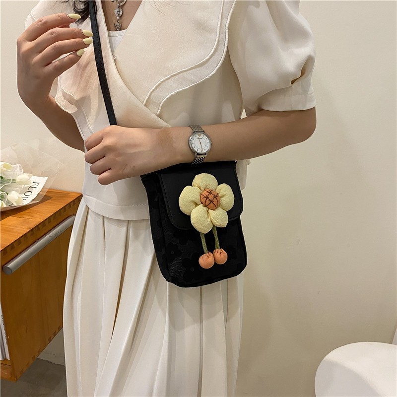 Túi Đeo Chéo mini Họa Tiết Hoa Hướng Dương Đơn Giản Thời Trang TTF646