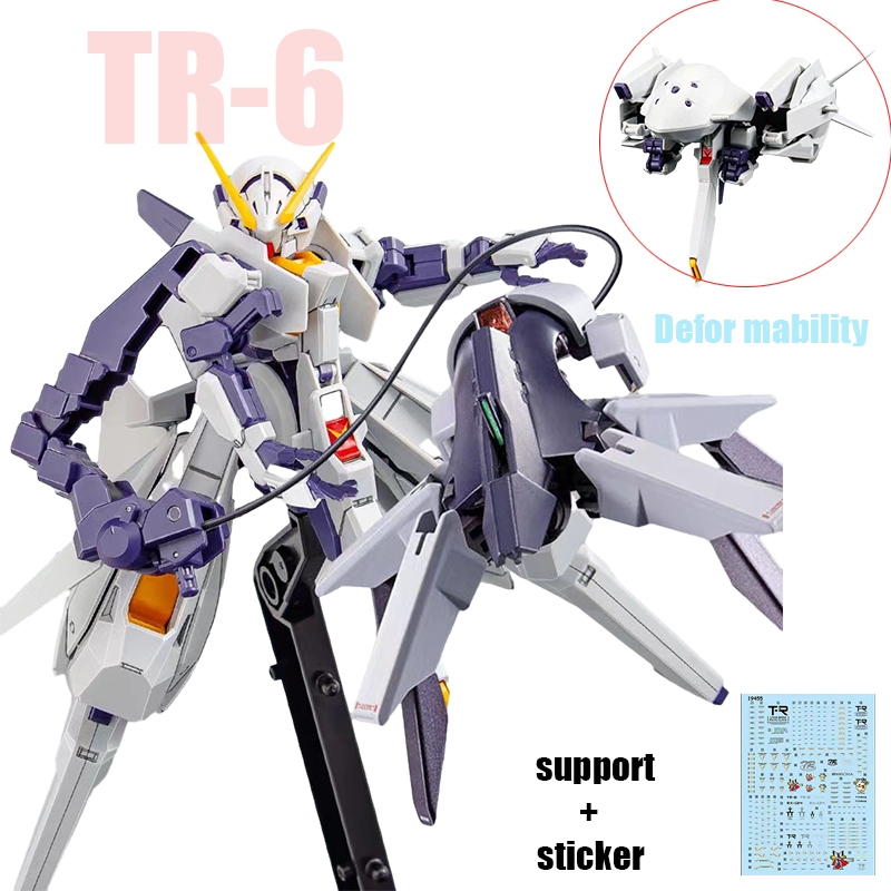 Lfrith Jiu Gundam Tải lạc lối omega Calibarn TR-6 Woundwort Thủy ngân Tấn công Tự do Michaelis Gundam HG 1: 144 Trên không Đặt Cùng nhau Hi Nu Mô hình Nhân vật hành động Robot Xếp hình lắp ráp