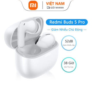 Xiaomi Youpin Redmi Buds 5 Pro, Giảm tiếng ồn chủ động, Không dây thực sự, Thoải mái khi đeo, Tai nghe nhét tai Bluetooth 5.3