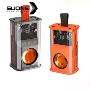 Loa không dây Bluetooth 5.0 cơ học trong suốt BJONE, loa di động mini, loa siêu trầm gia đình