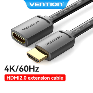 Dây cáp nối dài HDMI VENTION tốc độ cao từ đầu cắm sang cổng 1080P 3D cho máy tính/HDTV/máy chiếu