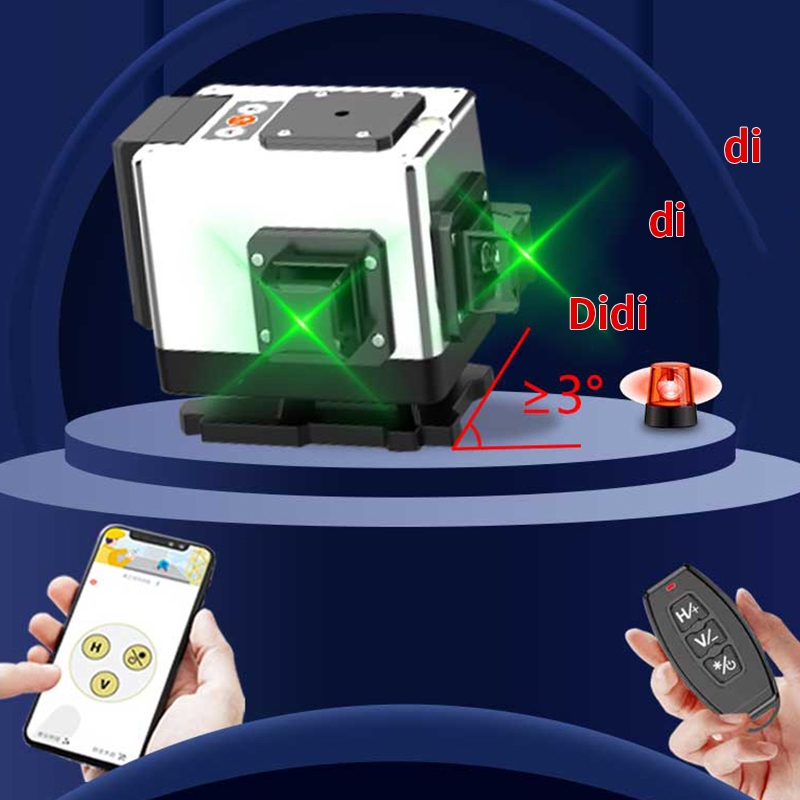 Đèn Laser 4D Màu Xanh Lá Cây Tự Xoay 360 Độ Dùng Trong Nhà
