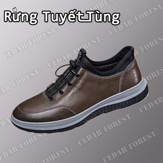 SHANMUSENLIN Giày da nam xu hướng thời trang giản dị giày lái xe giày da nam đẹp trai giày da đế mềm nam