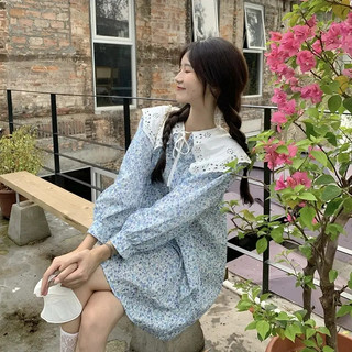 DannieWan  Váy hoa nhí Đầm đầm body áo babydoll đầm trắng Đầm Hoa  Chic Thời trang Trendy High quality A22M1H3 36Z230909