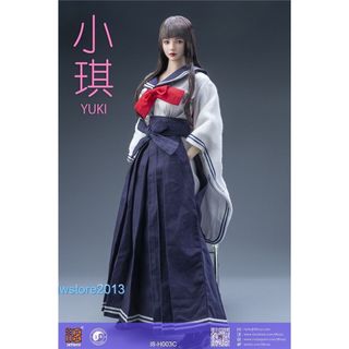 I8toys i8-h003c 1 / 6 cô gái làm đẹp yuki di chuyển đầu mắt điêu khắc phù hợp với 12 '' hình cơ thể