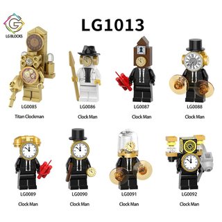 Khối xây dựng mini hình skibidi dòng vệ sinh đồng hồ người titan đồng hồ lg1013
