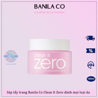 Banila co sáp tẩy trang c​l​e​a​n it z​e​r​o c​l​e​a​n​s​i​n​g b​a​l​m o​r​i​g​i​n​a​l 100ml dành mọi loại da