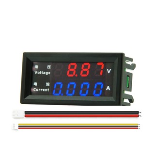 M4430 DC 100V 200V 0A Vôn kế kỹ thuật số điện tử Ampe kế 0,28 '' Màn hình LED Bộ điều chỉnh điện áp Volt AMP Meter Tester