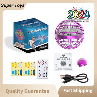 Flynova Pro Flying Ball Spin Toy Magic Boomerang với đèn LED Trẻ em Đồ chơi bay ngoài trời Quà tặng trẻ em tốt nhất
