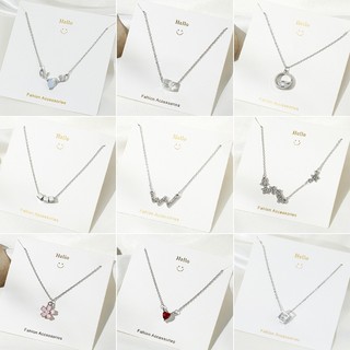 JOJO COCO Vòng cổ Mặt Hình Sừng Hươu / Ngôi Sao / Mặt Trăng Đính Đá Ngọc Trai Phong Cách Hàn Quốc Thời Trang Cho Nữ