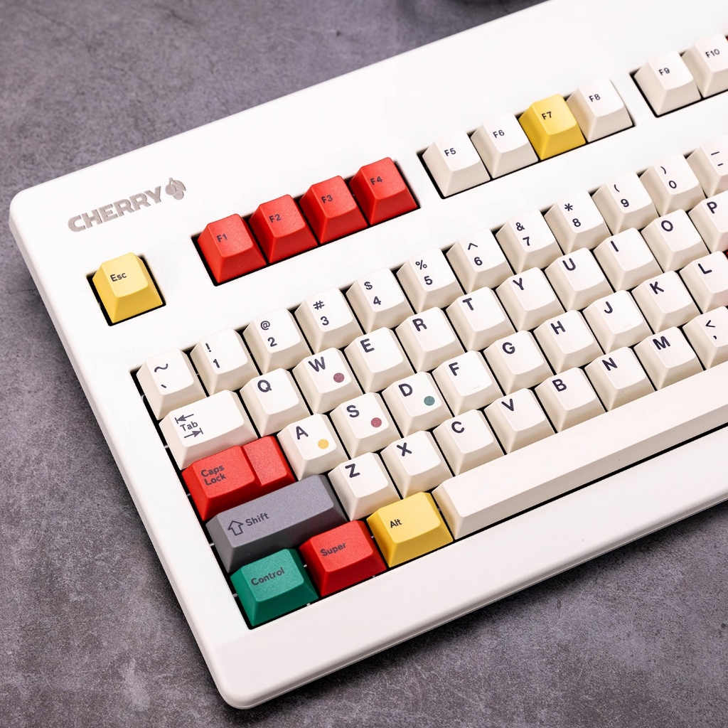 Retro Đèn Hỗn Hợp keycaps cherry profile Dye-Sublimation PBT keycap 158 / 162keys