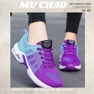 Giày thể thao nữ, giày dệt kim thông thường, giày chạy bộ phiên bản Hàn Quốc, giày thời trang nhẹ, giày thể thao nữ