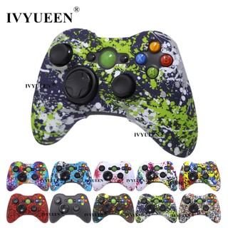 Vỏ silicon bảo vệ tay cầm chơi game không dây kèm đồ bọc nút bấm cho Microsoft Xbox 360 tiện dụng (có bán lẻ)
