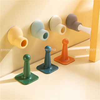 Sáng Tạo Mũi Tròn Hình Giày Silicon Chặn Cửa Tường Không Đục Lỗ Cửa Phía Sau Chống Va Chạm Tắt Tiếng Chặn Cửa Dính Chặn Cửa