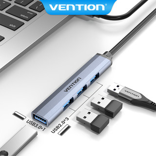 Vention Hub Bộ Chia Cổng USB 3.0 2.0 4 Trong 1 5Gbps Cho MacBook Pro Air PC 