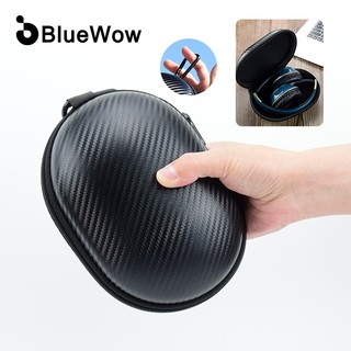 Hộp đựng tai nghe BlueWow Hộp đựng tai nghe Hộp đựng tai nghe EVA cứng Hộp đựng tai nghe Túi đựng tai nghe có dây kéo nhỏ Hộp đựng tai nghe