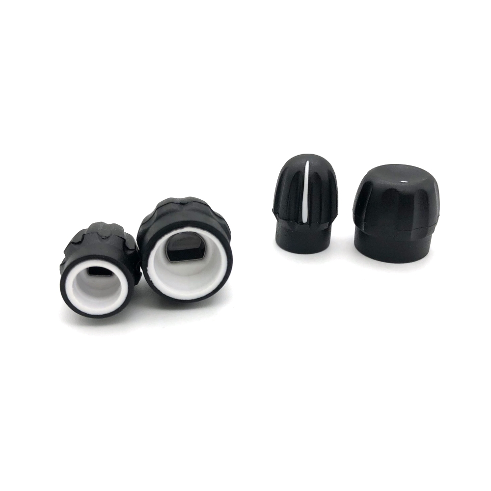 2 Cặp Núm Phụ Kiện Cho Motorola GP328 Kênh Núm Và Núm Âm Lượng Cho Motorola HT750 HT1250 EP350 EP450