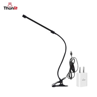 Đèn kẹp đầu giường Thunlit cắm USB 10 mức sáng 3 nhiệt độ màu