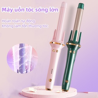 Máy uốn tóc tự động Máy Uốn Tóc Làm Xoăn Tự Động 3 Phút Tạo Kiểu Đường Kính Uốn độ làm xoăn tóc
