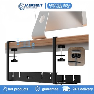 JAERSENT Giá đỡ treo Ổ cắm điện - Máng treo dây điện dưới bàn tiện lợi cho phòng làm việc