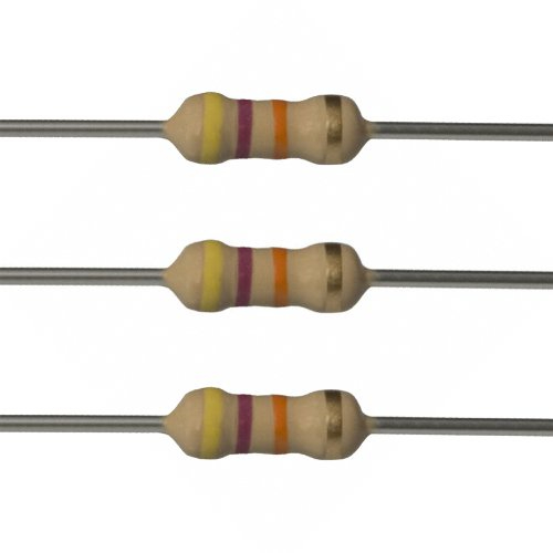 Jiado15 chiếc 4.7Ohm 47ohm 470ohm 4.7k 47k 470k 4.7M 1 / 2W Phim Carbon Điện Trở Đơn ± 5% Thức Ăn Ch
