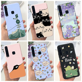 Dành Cho Samsung Galaxy A9 2018 Ốp Lưng SM-A920F Hoa Phổ Biến Hoạt Hình Vỏ Silicon Mềm TPU Cho Samsung A 9 2018 A9s Vỏ
