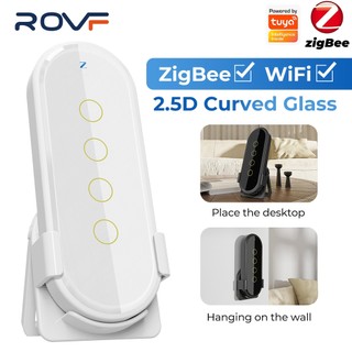 Zigbee công tắc thông minh điều khiển từ xa 4 phím 12 cảnh rovf