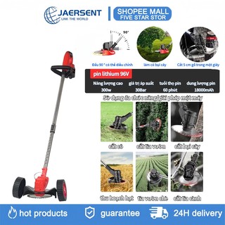 Máy cắt cỏ tỉa cành cầm tay JAERSENT 96V pin dung lượng lớn 18000mah/ động cơ mạnh 1800w