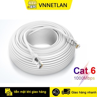 VNNETLAN Cáp mạng LAN Cat6 bấm sẵn 2 đầu dài 5m 10m 15m 20m 30m 50m
