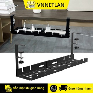 Kệ để ổ điện VNNETLAN gắn bàn không đục lỗ xếp gọn tiện lợi trang trí phòng làm việc