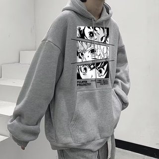 Áo sweatshirt tay dài dáng rộng mặc chui đầu size M-5XL ấm áp phong cách Nhật Bản thời trang dành cho nam