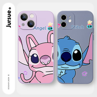 Ốp lưng JURSUE mềm cặp đôi hoạt hình dễ thương đẹp cho iPhone 17 16 15 14 13 12 11 Pro Max SE 2020 X XR XS ip 8 7 Plus Y4638