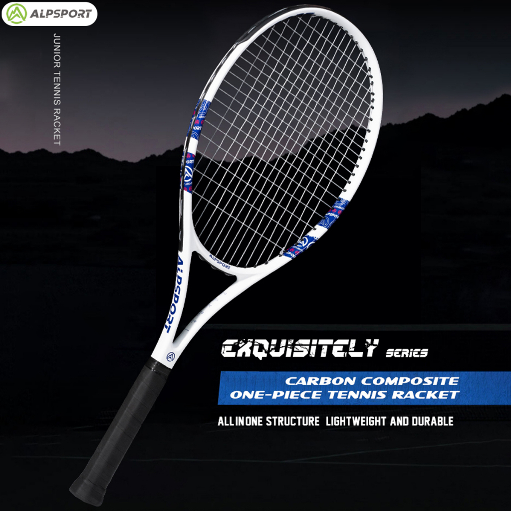 Alpsport Vợt Tennis Bằng Sợi Carbon Kèm Dây Lắp Đặt Tiện Dụng Cho Người Mới Bắt Đầu