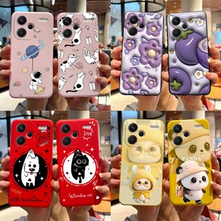 Dành Cho Xiaomi Redmi Note 13 Pro Plus 2023 Vỏ Điện Thoại Jelly In Hình Thỏ Gấu Trúc Đáng Yêu Note13 Pro + 5G Vỏ Silicon Mềm