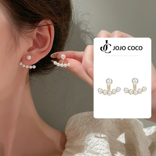 JOJO COCO Bông Tai Đính Ngọc Trai Nhân Tạo Thanh Lịch Dành Cho Nữ
