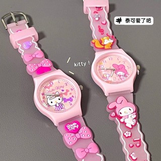 Đồng Hồ Thạch Anh Dạng Thạch sanrio my melody Hoạt Hình hello kitty Dễ Thương Làm Quà Tặng Cho Học Sinh Tiểu Học Bé Trai Và Bé Gái