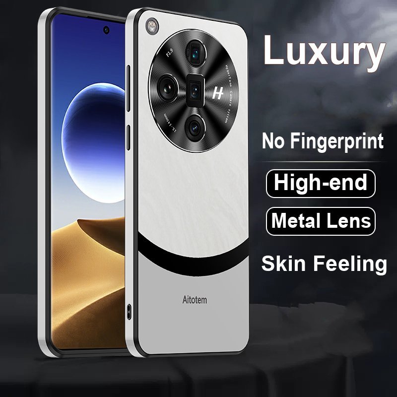 Ốp Cho Oppo Find X7 Ultra Ốp Lưng Thương Hiệu Cao Cấp Cảm Giác Da Mờ Ốp Lưng Điện Thoại Oppo Find X7