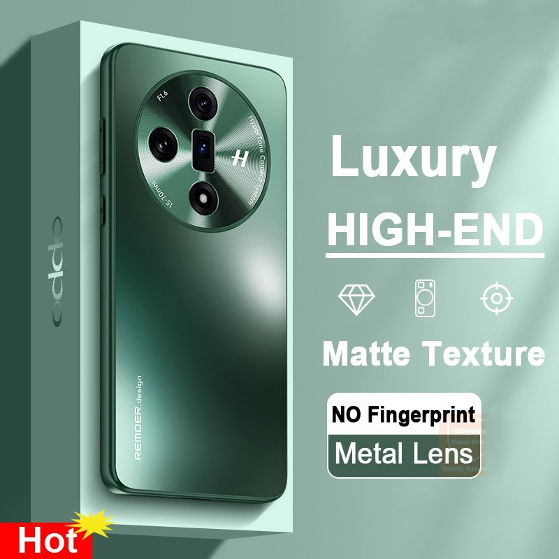 Vỏ Cao Cấp Cho Oppo Find x6 pro X7 Ultra Ốp Lưng Thương Hiệu Mờ Da Cảm Giác Cho Oppo Find X7 Ultra Ố