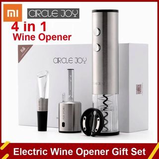 Bộ dụng cụ mở chai điện Xiaomi Mijia Circle Joy 4 trong 1 Nút chai rượu vang đỏ Bình đựng rượu vang đỏ