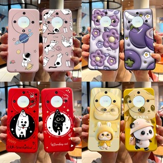 Honor x9a 5g ốp lưng rmo-nx1 thỏ đáng yêu panda in tpu mềm silicon thạch vỏ điện thoại cho honor x9a honorx9a