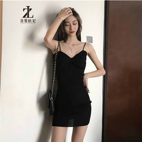 Đầm hai dây ZHELIHANGFEI phong cách hepburn Pháp gợi cảm thời trang mùa hè 2022 cho nữ