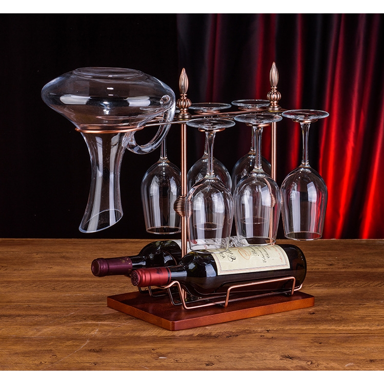 Giá Đỡ Ly Rượu Vang Hình Chữ U Bằng Sắt Đa Năng Phong Cách Châu Âu