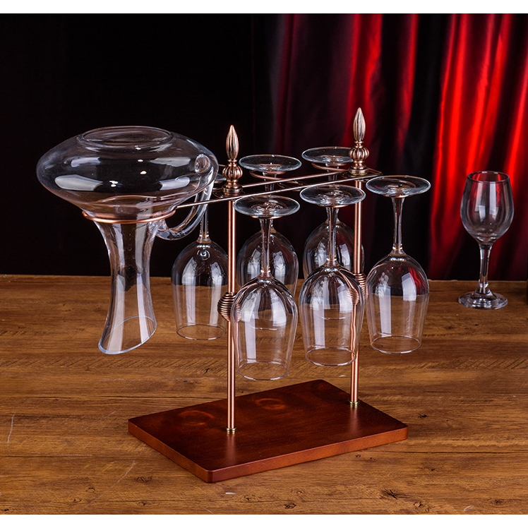 Giá Đỡ Ly Rượu Vang Hình Chữ U Bằng Sắt Đa Năng Phong Cách Châu Âu