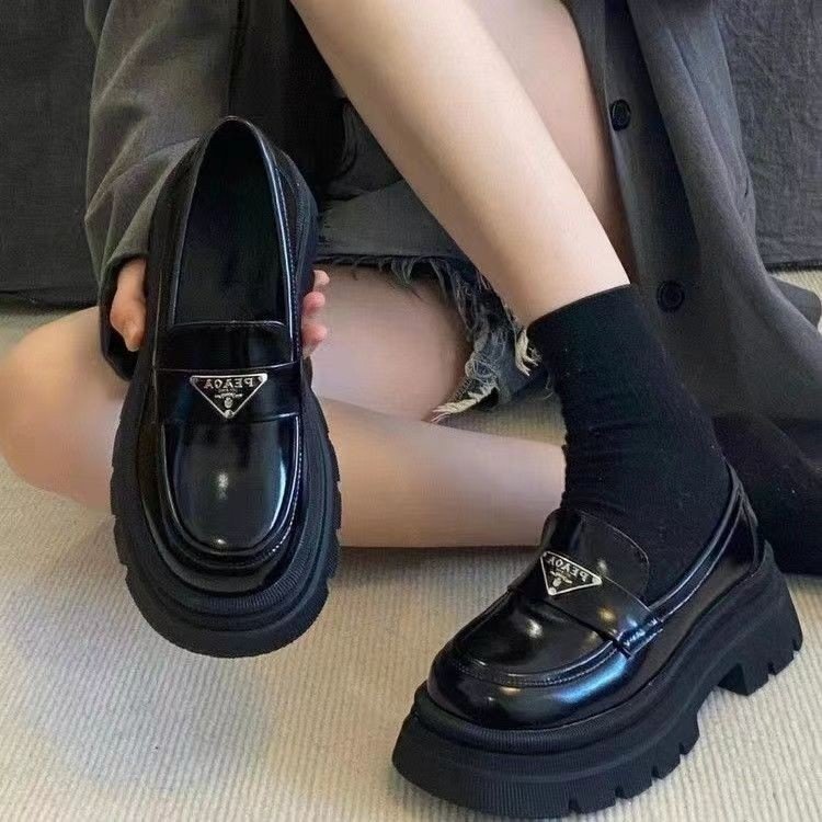 Giày lolita nữ đế cao mềm mại chất liệu da phong cách thời trang